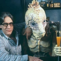 David Cronenberg na planie filmu "Nagi lunch"