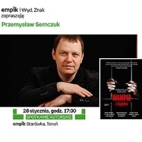 plakat spotkania z Przemysławem Semczukiem